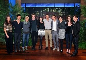 Poster for Robert Pattinson, Kristen Stewart, Taylor Lautner & Kellan Lutz, Ashley Greene, Nickki Reed, Jackson Rathbone, Peter Facinelli & Elizabeth Reaser, Bruno Mars