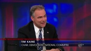 Poster for Gov. Tim Kaine