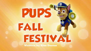 Poster for Pups Fall Festival