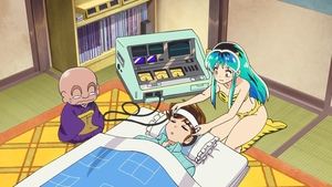Poster for Lovely Darling in Danger!! / Foxes in the Moonlight / The Home Visit Blues: Mark Onsen Goes to Space
