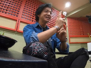 Poster for Takuya Kimura's "Ninja Cafe " Experience