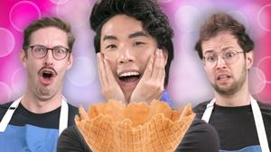 Poster for The Try Guys Make Waffle Cones Without A Recipe