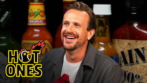 Poster for Jason Segel Won't Back Down While Eating Spicy Wings Poster for Jason Segel Won't Back Down While Eating Spicy Wings