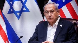 Poster for Netanyahu, America & the Road to War in Gaza / Failure at the Fence