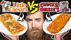 Poster for Little Caesars vs. Chuck E. Cheese Taste Test | Food Feuds