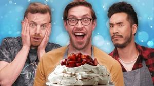 Poster for Try Guys Bake Pavlova WITH A Recipe