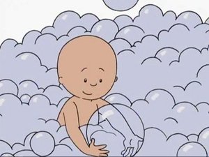 Poster for Caillou in the Bathtub
