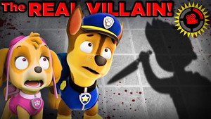 Poster for Paw Patrol, Ryder is EVIL!