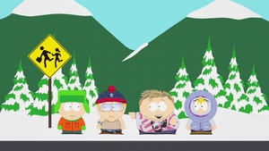 Poster for South Park is Gay
