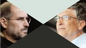 Poster for Jobs vs. Gates: The Hippie and the Nerd