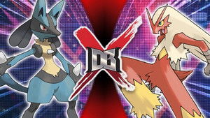 Poster for Lucario VS Blaziken Poster for Lucario VS Blaziken