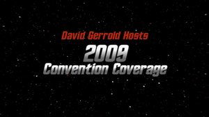 Poster for David Gerrold Hosts "2009 Convention Coverage"