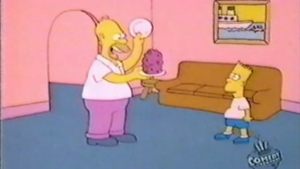 Poster for Bart and Homer's Dinner