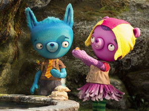 Poster for Shiny Coins / Fig Finds A Shadow