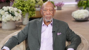 Poster for Morgan Freeman, Joan Vassos Poster for Morgan Freeman, Joan Vassos