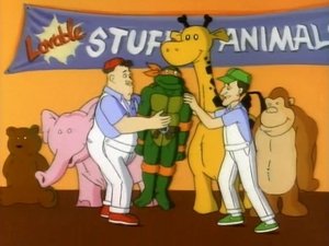Poster for Michaelangelo Toys Around
