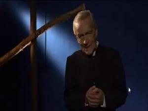 Poster for A priest is an intermediary for peace Poster for A priest is an intermediary for peace