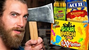 Poster for Extreme vs Original Snacks Taste Test (Axe Throwing Game)