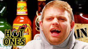Poster for Mac DeMarco Tries to Stay Chill While Eating Spicy Wings
