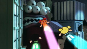 Poster for The Apples in Stereo - "Signal in the Sky (Let's Go)"