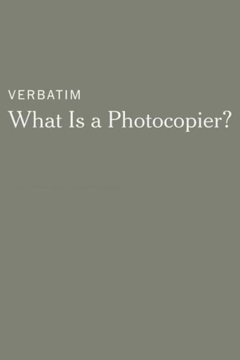 Verbatim: What Is a Photocopier? Verbatim: What Is a Photocopier?
